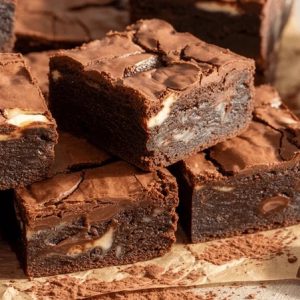 Triple Chocolate Brownies